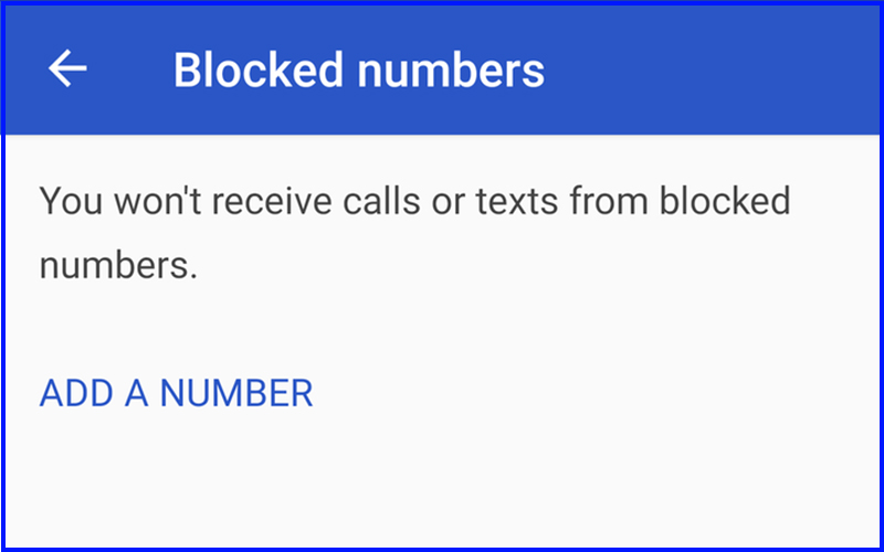 Rất có thể số điện thoại của bạn đã bị chặn (block)