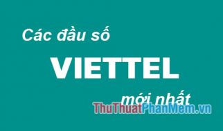 Đầu số Viettel – Cập nhật danh sách đầu số Viettel mới nhất 2021